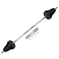 Set Goods E18 Sports Men 50KG Paint Fitness Set Dumbbell Weightlifting Barbell Dumbbell Combination 