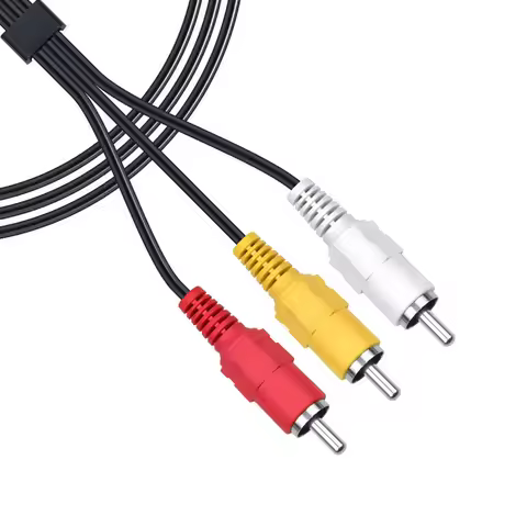 NEWEST Lead AV Cable 10-Pin DVI DV Connector to 3 RCA S-Video for Sony DCR Handycam Camcorder Digita