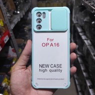 Casing Oppo A16 A16s Slide Case Clear With Camera Protaction