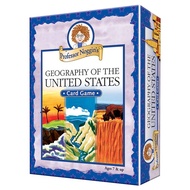 Outset Media Professor Noggin's Geography of The United States Trivia Card Game - an Educational Bas