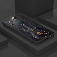 TEMU Cover For Honor 90 Pro X6 X6a X8 X8b 8x Lite 70 X9b X7 X9a X7b X8a Featuring A Creative Guitar