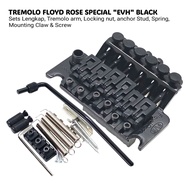 Floyd Rose Special Guitar Tremolo "EVH" Eddie Van Halen 6str Complete Set Black