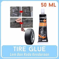 50ml Car Motorcycle Tire Repair Glue - Black Tire Glue for Vehicle Wheels - Car Tire Repair Glue Adh