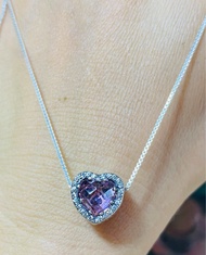 Dây chuyền bạc s925 mặt tim pandora cao cấp