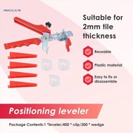 hhuueTile Leveling System Tile Plier Set Tile Spacers Laying Level Wedges Alignment Spacers Clips Ti