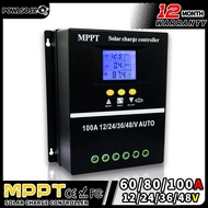 POWLSOJX MPPT 36V/48V/24V/12V Solar Charge Controller Tools 100A/80A/60A LCD Dual USB Lead Acid Lith