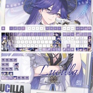 Lucilla Keycaps MX Switch 120 Keys Cherry Profile PBT Wooting Aula F75 Mechanical Anime Keycap Dye S