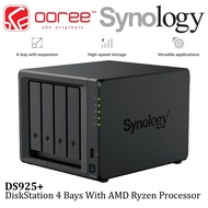 SYNOLOGY DS925+ NAS 4 BAYS 2.5GbE PORTS