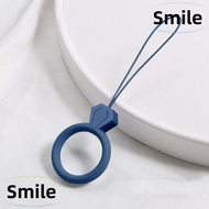 SMILE Mobile Phone Lanyard Accessories Anti-lost Soft Rubber Keys Phones Strap