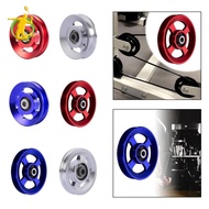 [Asiyy] Bearing Pulley Wheel, Aluminum Pulley Replacement, Round Pulley Wheel for