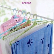 AROMA Clothes Towel Hanger Retractable Space Saver Wardrobe Storage Racks