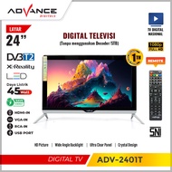 Advance Televisi Led Digital ADV-2401 T / M TV HD 24 inch Crystal Design FULL HD TV LED Digital Original Garansi Resmi