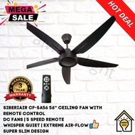 SIBERIAIR CF-SA56 56'' CEILING FAN WITH REMOTE CONTROL