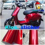 Stiker Skotlet Merah Metalik Candy Stiker Maroon Stiker Motor Warna Merah Tua