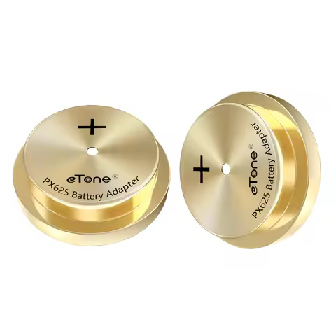 eTone 2Pcs PX625 MR9 Battery Converter Adapter for Olympus 35 Canon EF TX Camera 120 135 Film Camera