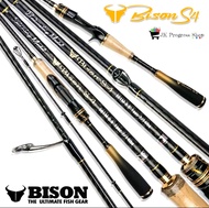 คันเบ็ดตกปลา BISON S4 มีให้เลือก ทั้ง คันสปิ้น และ คันเบทมือจับรูปแบบคาร์บอน ด้ามก๊อก ดีไซน์ผสมด้ามเ