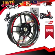 Set Sticker Rim Lining HONDA ADV150 R1