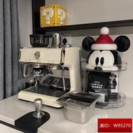 免運【配110V變壓器】Barsetto百勝圖二代s雙鍋爐半自動咖啡機家用意式研磨一體機