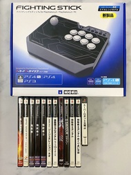 HORI Fighting Stick (PS3 / PS4) + PS2 十二隻 Game joystick SONY PS2 Game Z gundam III DVD SD Gundam 2 機