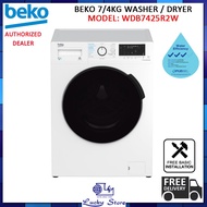 BEKO WDB7425R2W 7KG / 4KG WASHER DRYER COMBO, 3 TICKS, 1200RPM, FREE DELIVERY