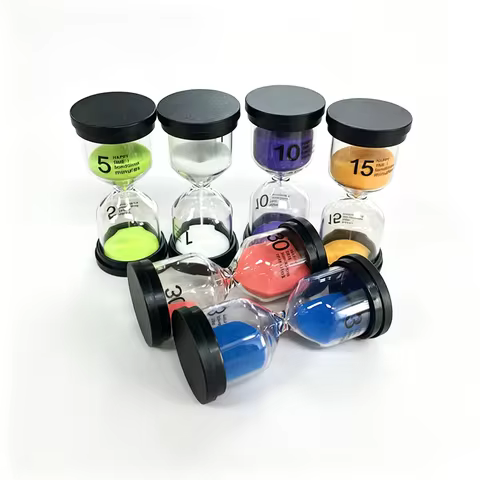 Multi-color multi-duration hourglass is now available! Choose from 6 color and 6 duration, covering 