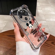 Honor X9d X9b X9a 5G HONOR X9c Smart Clear Air Cushion Phone Case Cute Mickey Mouse Soft Silicone Sh