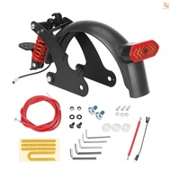 ODXP Electric Scooters Rear Shock Absorber with Mudguard and Taillight Compatible for Xiaomi Pro/Pro2 Electric Scooter