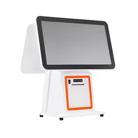 15.6 inch Single Dual Touch Screen Cash Register POS Terminal Ordering All-In-One Machine for Cateri
