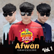 Kurta Afwan Vol1 by Elrah Exclusive BAJU RAYA Black Navy Red Velvet Cherry Light Baby Blue Maroon XS