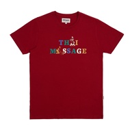 MAHANAKHON THAI MASSAGE T-SHIRT BURGUNDY RED