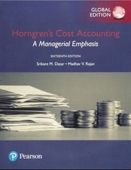 Horngren’s Cost Accounting: A Managerial Emphasis 成本會計 16版