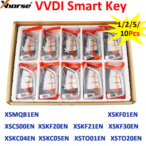 1/2/5/10Pcs/Lot Xhorse XS Smart Key XSMQB1EN XSKF01EN XSCS00EN XSKF20EN XSKF21EN XSKF30EN XSKC04EN X