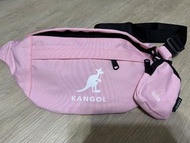KANGOL官方三合一腰包2022新款百搭學生帆布斜跨包運動