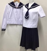 中古正品 水手服 山形市立第一中学校 中間服+夏服 女學生 制服 畢業生品