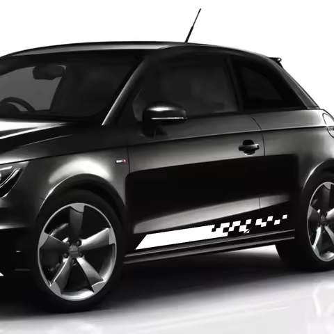 Car Door Sticker Vinyl Decal Trims Graphics For Audi A1 8X GB GBA Sportback Quattro Ego Plus TFSI E-