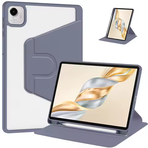 For Honor Pad X9a Tablet Cover 360 Rotating Acrylic Hard Stand Cover For Coque Honor Pad X9A 11.5 in