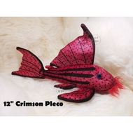 Crimson Bristlenose Pleco - Original Green Pleco Plush (US Brand) Collectibles (12 inch, 30cm)