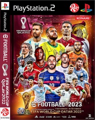 🎮 แผ่นเกมส์ PS2 💿 PES EFOOTBALL 2023 - FIFA World Cup Qatar 2022 ⚔️  - PlayStation 2