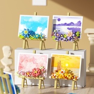 Building block flower photo frame series building block toy gift