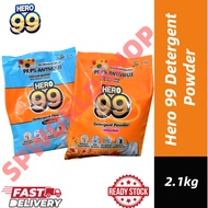HERO 99 Detergent Powder 2.1KG | Powerful Stain Removal | Fresh Scent Laundry Detergent