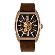 ARIES GOLD AUTOMATIC INFINUM CRUISER ROSE GOLD STAINLESS STEEL G 9018 RG-BK BROWN LEATHER STRAP MEN'S WATCH