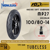 FDR Racing Soft Compound Sport MP27 100/80-14 Tubeless TL Motorcycle Tire
