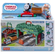 Fisher-Price Thomas &amp; Friends Knapford Station Train Set Track with 2 in 1 playset and Storage case