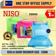 NISO A4 Document Case 55mm / Document Holder / Fail A4 / A4 File / File Folder / Plastik Fail / Fail