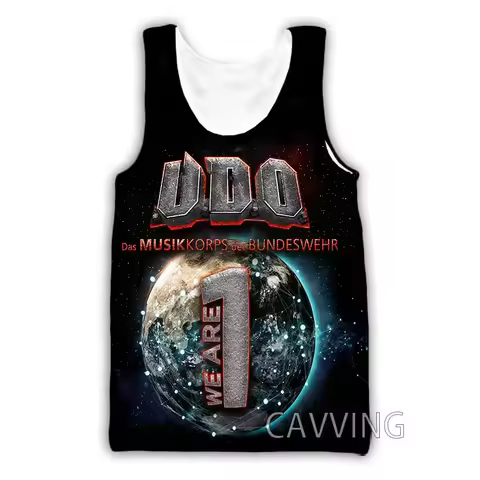 New Fashion Women/Men's 3D Print U.D.O Band Tank Tops Harajuku Vest Summer Undershirt Shirts Streetw