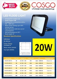 COSGO 20W LED FLOOD LIGHT (3000k/6500k)