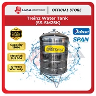 TREINZ Stainless Steel Water Tank, Tangki Air Keluli Tahan Karat, Tangki Air 钢制水箱 (SS-SM25K)