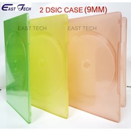 CD VCD DVD 9mm Multi Colour cases casing case 2 DISC