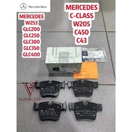 ( 100% ORIGINAL ) MERCEDES W253 GLC200 GLC250 GLC300 GLC350 GLC400 W205 C450 C43 REAR DISC BRAKE PAD