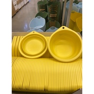 IKEA Foldable Washing Basin PEPPRIG Yellow 27 Cm. Strong Put In Water And Don't Fluff. Easy To Store